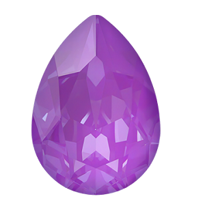 STAR BRIGHT 4320 Pear Fancy Stones 14x10mm Crystal Electric Violet Ignite (LacquerPro) 